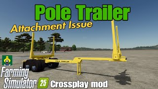 Pole Trailer / FS25 crossplay mod