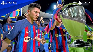 FIFA 23 - Barcelona vs. PSG - UEFA Champions League Final Full Match in Istanbul PS5 Gameplay | 4K