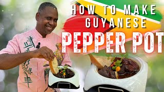 HOW TO MAKE GUYANESE PEPPER POT | EASY AND FAST