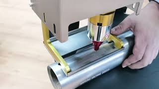 Do you Want Cordless Portable Marking Machine to Engrave Metal Pipes?