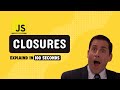 JavaScript Closures Explained in 100 Seconds ⏱️ | The Secret to Mastering JS!