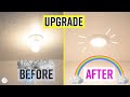 How to replace a light bulb with LED - DIY beginner level!!