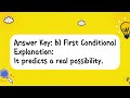 master conditional sentences zero to third conditional english grammar quiz
