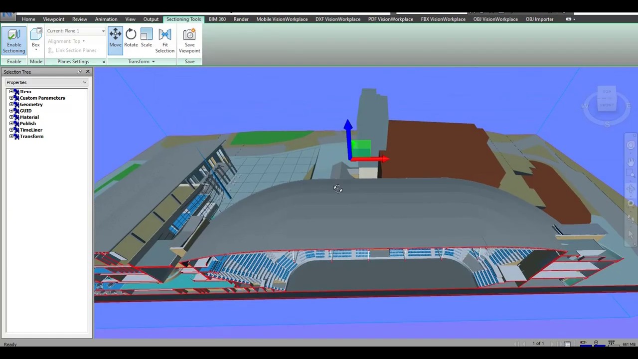 How To Convert Navisworks Model To OBJ With SectionBox | Obj Exporter ...