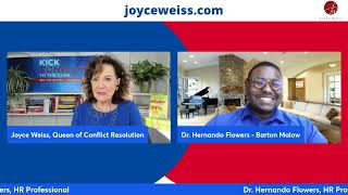 Host Joyce Weiss Welcomes Hernando Flowers to her show   Kick Conflict to the Curb