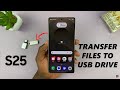 So übertragen Sie Fotos und Videos auf einen USB-Stick auf dem Samsung Galaxy S25 / S25 Ultra