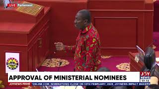 Approval of Ministerial Nominees: Sam George couldn't account for his study abroad fee - Minority