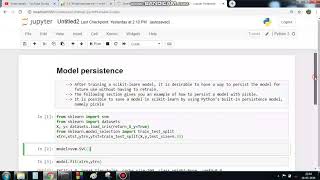 001 Persistence of Scikit-Learn Model using pickle and joblib