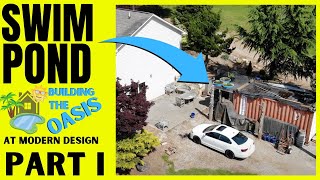 Creation Of An EPIC SWIM POND | Building The Oasis at Modern Design