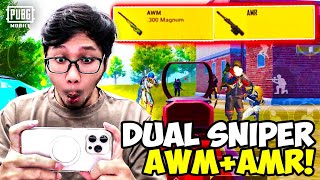 TERNYATA BEGINI! PAKAI DUA SNIPER AWM DAN AMR! SAKIT BANGET DAMAGE NYA! - PUBG MOBILE