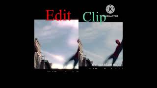 Edit vs clip comment which is best#spider man edit#foryou #shorts #shortsfeed #short