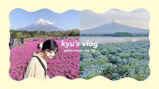 vlog / GW十連休 ✦ 河口湖畔富士山＆色々