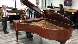 playing Chopin for Paolo Fazioli, the world's greatest piano maker