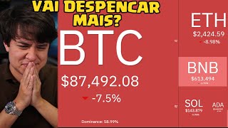 BITCOIN EM QUEDA LIVRE! A ALTA ACABOU?!