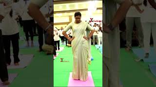Khammam Talkies : Vidadala Rajini Yoga Video || YSRCP || MLA Vidadala Rajini || AP News