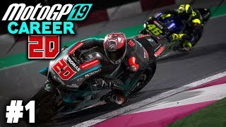 CAN WE WIN THE TITLE? | MotoGP 19 Quartararo Career Mode Gameplay Part 1 (MotoGP 2019 Game)
