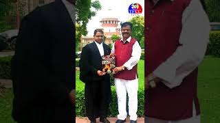 Dr.Prathani Ramakrishna Goud Chairman TFCC with Supreme Court Advocate Mohit garu at New Delhi