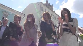 Sistar in Moscow.Flash-mob on Arbat.Video review.