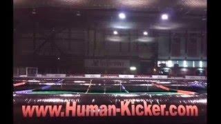 Trailer Human Kicker mieten, Menschenkicker XXL, Human Table Kicker