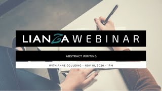 LIANZA WEBINAR - ABSTRACT WRITING