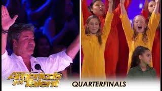 Voices Of Hope Choir: Simon Cowell Holds Back TEARS After This! | America's Got Talent 2018
