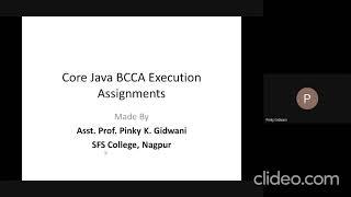 Core Java Execution Assignments Session 2