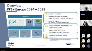 PPE+ Europe 2024 - 2028 Info Session: 2026 training programme
