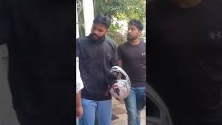 Shanmukh jaswanth  accident video one bike  and 3 cars