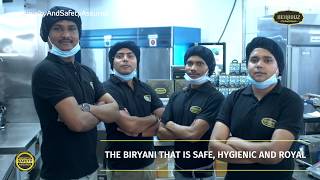 The Biryani that’s Safe, Hygienic \u0026 Royal | Real - time Temperature Tracking | Contact-less Delivery