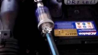 HYBRID CITROEN SAXO MODEL 2001 1124cc WITH HHO GENERATOR DC1500!!LAMIA GREECE!!2.AVI