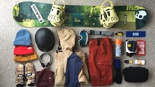 MY SNOWBOARD GEAR LIST