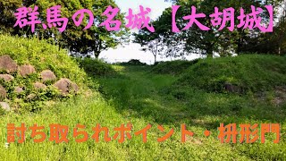 群馬の名城【大胡城】を歩く・前橋市・討ち取られポイントの枡形門を通る