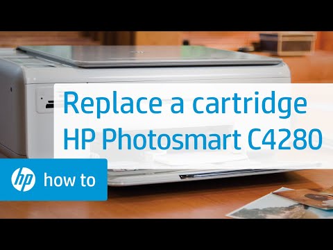 Replacing a Cartridge - HP Photosmart C4280 All-in-One Printer Replacing a Cartridge - HP Photosmart C4280 All-in-One Printer