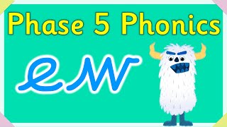 Phase 5 EW Phonics Lesson 😊 [EW Digraph] Miss Ellis 💜 #ewsound