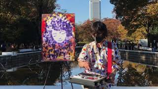 【カミ業】ユキンコアキラ「face」＠代々木公園 2020.11.14