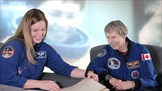 Rencontre mémorable entre les astronautes Jenni Sidey-Gibbons et Roberta Bondar