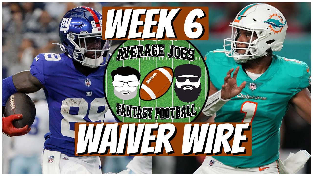 Fantasy Football Week 6 Waiver Wire - YouTube