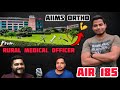 Dr Rahul - From Rural Medical Officer to AIIMS MS Ortho💪 ~ AIR 185 INICET | Strategy 📝 | Struggles 🤠