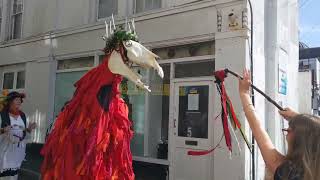 Penzance Mazey Day 2023 - Raffidy Dumitz \u0026 Civic Procession