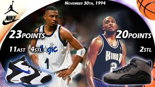 Penny Hardaway VS Mitch Richmond Face-off November 30th 1994