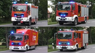 [Schwerer VU | Waldbrand | Personensuche] Einsatzfahrten zu Großeinsatz in Westerstede