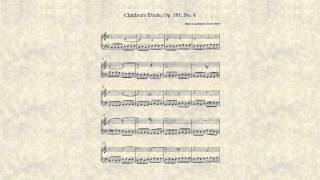 Carl Albert Loeschhorn (1819-1905): Children's Study, Op. 181, No. 4