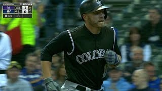 COL@MIL: Reynolds homers, makes great diving grab