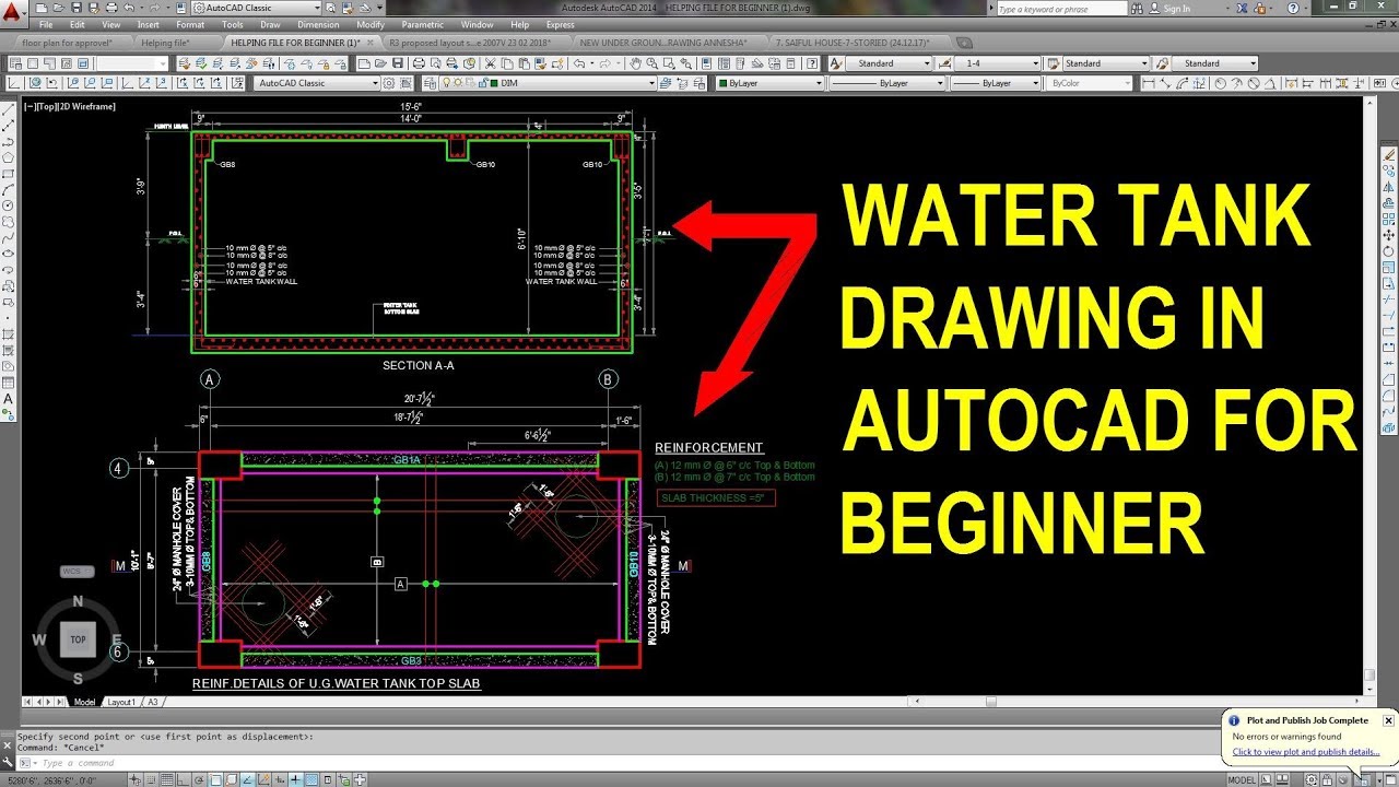 Underground Water Tank Detail Drawing Pdf - Design Talk