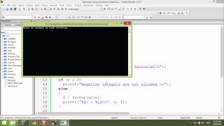 C programs code - factorial using recursion function