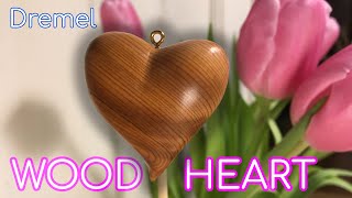 Wooden Heart With Rotary Tool | DIY, Arts, Crafts