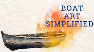 Mastering Watercolor Boats: An Easy Beginner's Tutorial!