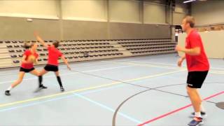 Korfball basics 6 - Passing With Lead Foot