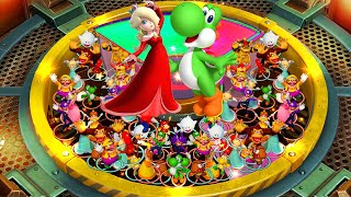 Super Mario Party - Couple Rosalina and Yoshi vs All Boss (Master Difficulty)