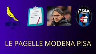 LE PAGELLE MODENA PISA